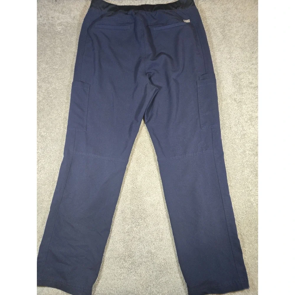 Figs Men's Axim Cargo Scrub Pants Size 2XL Navy Technical Collection Scrub Pants